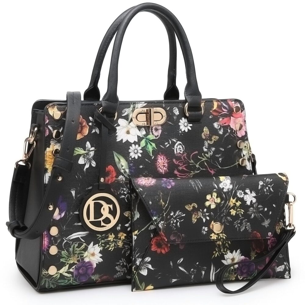 4377 Medium Satchel Handbag Work Tote Shoulder Bag Top Handle Purse